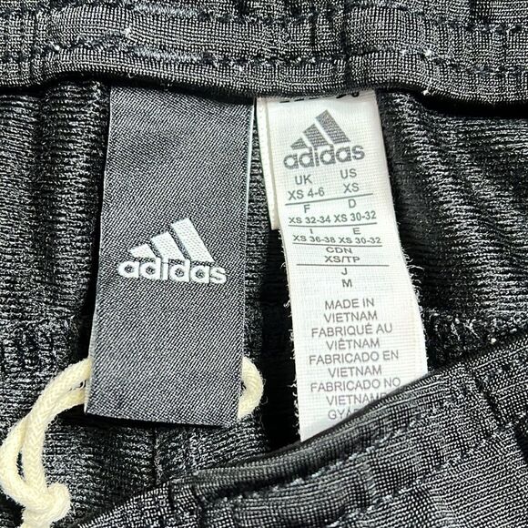 ADIDAS Mens Classic 3 Stripe Banded Bottom Joggers Track Pants Trefoil Hip Logo - Picture 6 of 7